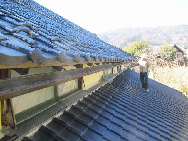 韮崎市　屋根葺き替え工事